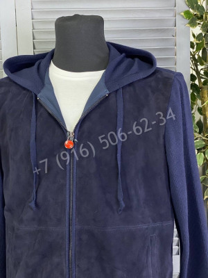 Комбинированная куртка с замшей Loro Piana 14394