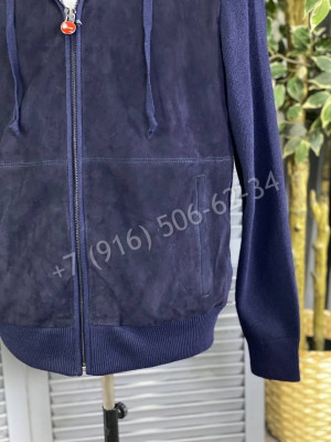 Комбинированная куртка с замшей Loro Piana 14394