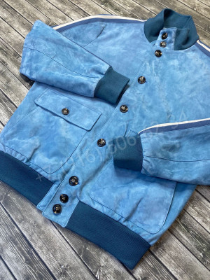 Замшевый бомбер KITON 5873