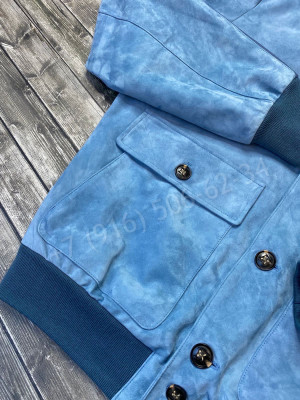 Замшевый бомбер KITON 5873