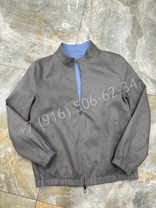Двухсторонняя ветровка Loro Piana из льна 16947