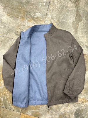 Двухсторонняя ветровка Loro Piana из льна 16947