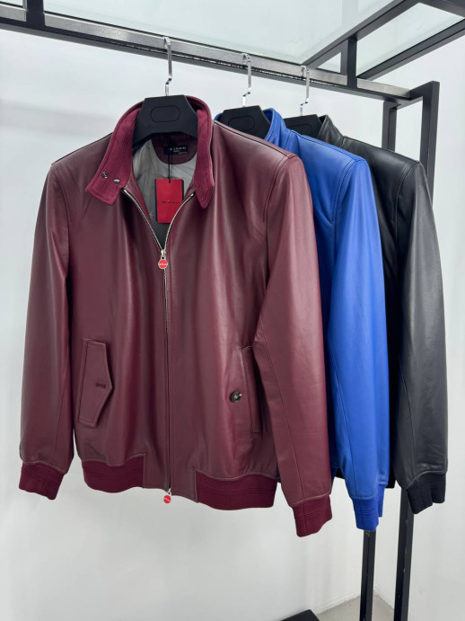 Кожаная куртка KITON 23288 2