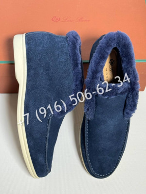 Лоферы Loro Piana на меху 5391 1