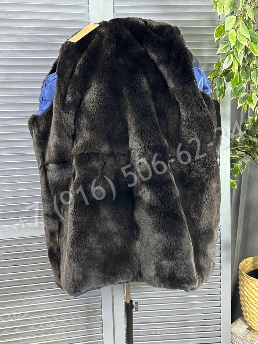 Куртка Loro Piana на меху (съемный капюшон/воротник) 23784