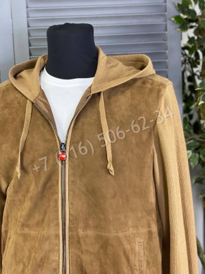 Комбинированная куртка с замшей Loro Piana 14395