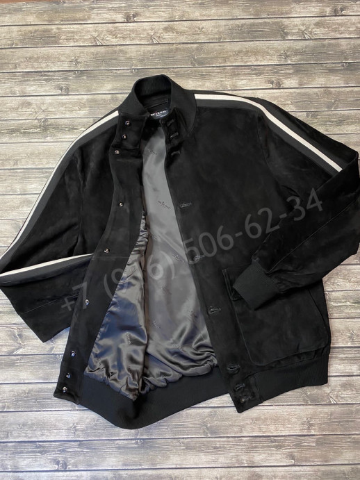 Замшевый бомбер KITON 5874
