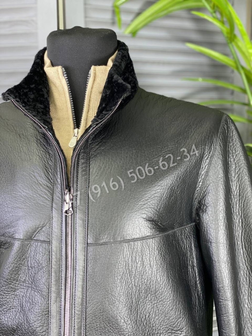 Кожаная куртка двухсторонняя Armani 6389