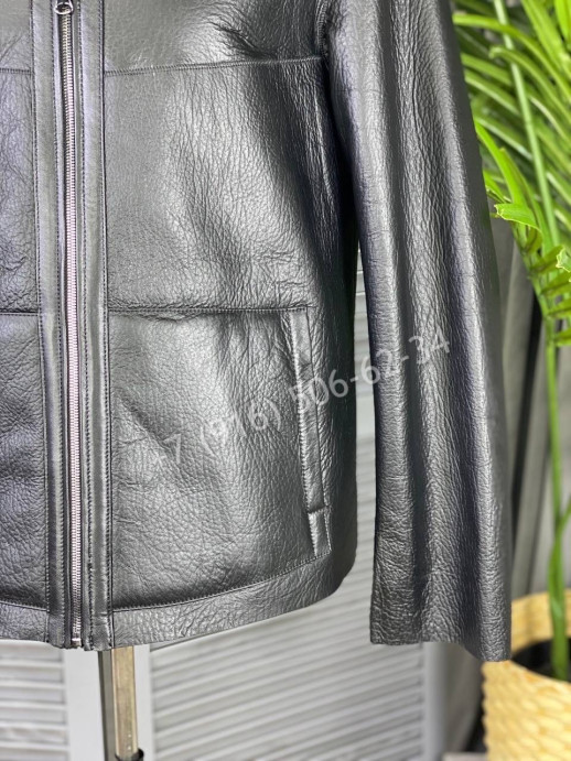 Кожаная куртка двухсторонняя Armani 6389