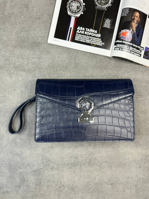 Барсетка Stefano Ricci из кожи крокодила 25395