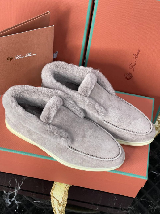Лоферы Loro Piana на меху 17091