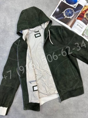 Замшевая куртка Brunello Cucinelli 30937