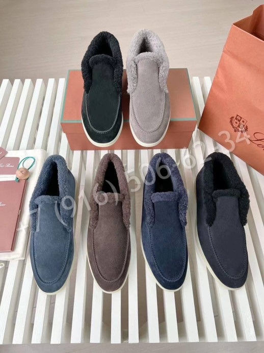 Лоферы Loro Piana на меху 23885