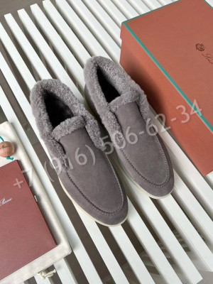 Лоферы Loro Piana на меху 23885