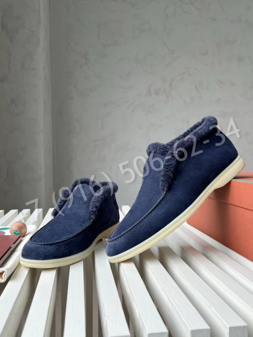 Лоферы Loro Piana на меху 23885