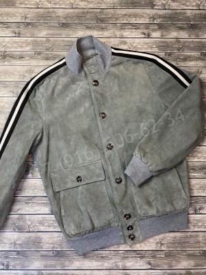 Замшевый бомбер KITON 5875