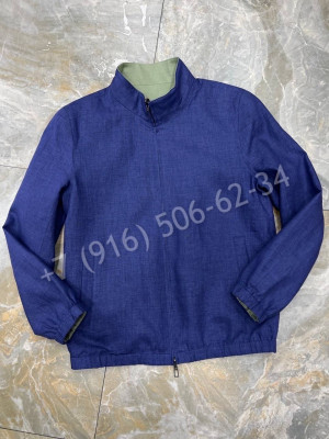 Двухсторонняя ветровка Loro Piana из льна 16949