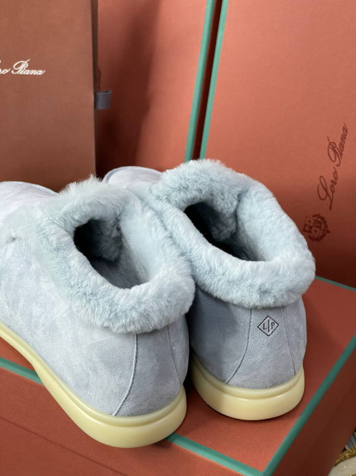 Лоферы Loro Piana на меху 17091 1