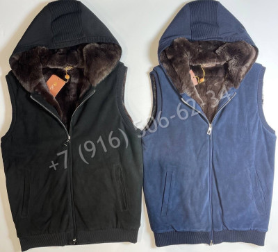 Замшевая жилетка Loro Piana 22159