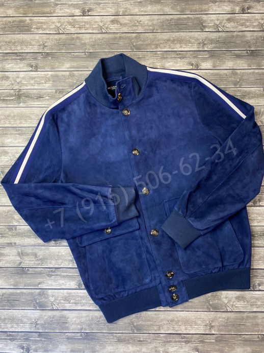 Замшевый бомбер KITON 5876