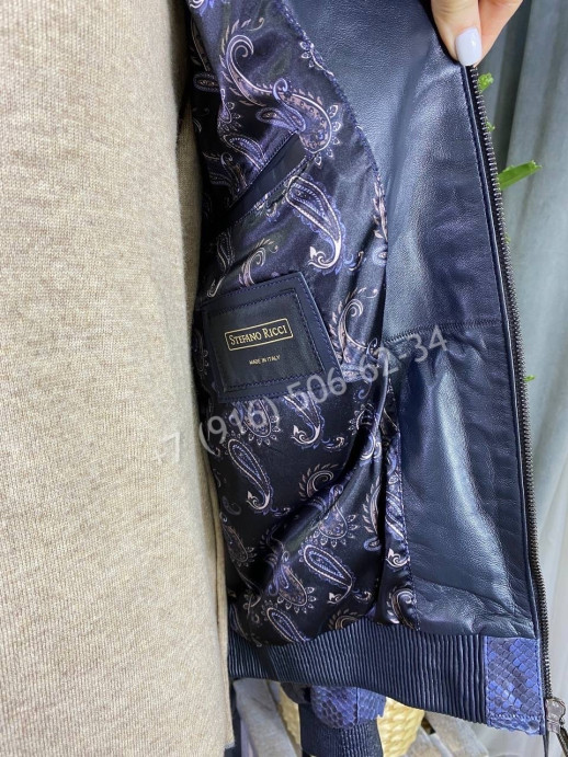 Куртка из кожи питона Stefano Ricci 6391