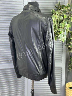 Кожаная куртка со вставками кожи страуса Stefano Ricci 22264