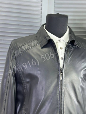 Кожаная куртка со вставками кожи страуса Stefano Ricci 22264