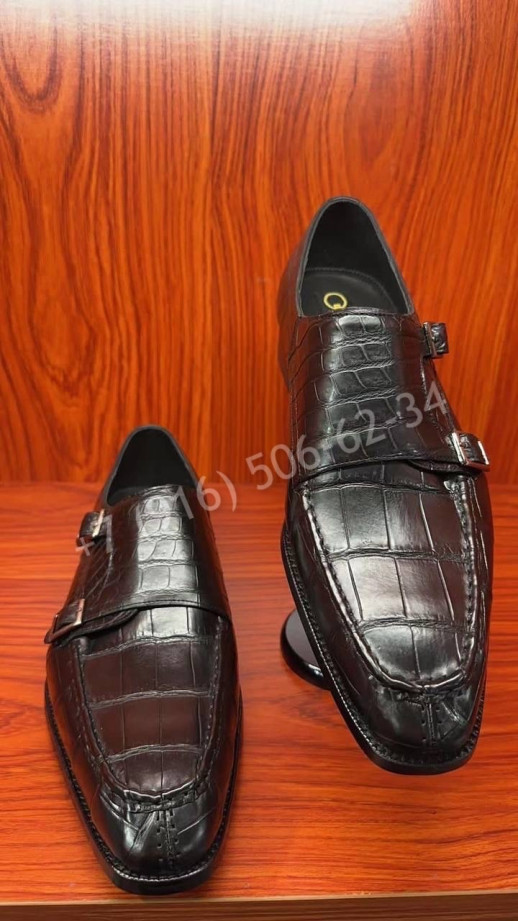 Туфли ZILLI из кожи крокодила 22671