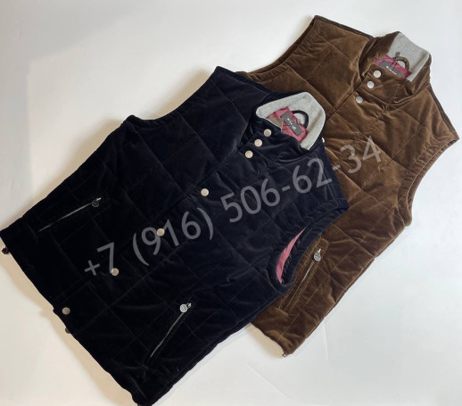 Жилетка велюровая KITON 22161