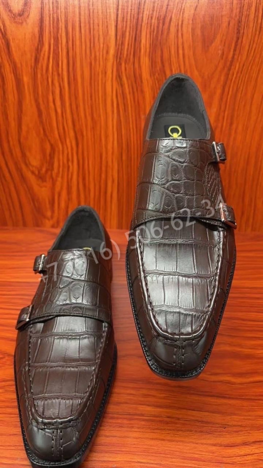 Туфли ZILLI из кожи крокодила 22672