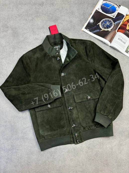 Замшевая куртка KITON 33844