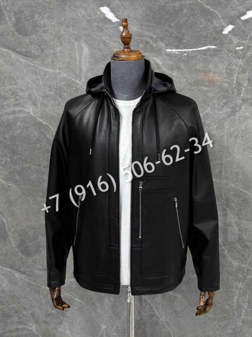 Кожаная куртка Hermes 5739 5