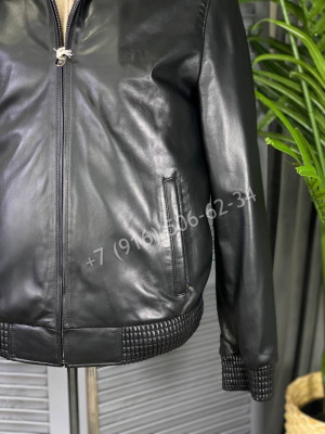 Кожаная куртка Brunello Cucinelli 6393