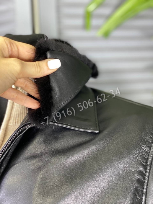 Кожаная куртка Brunello Cucinelli 6393