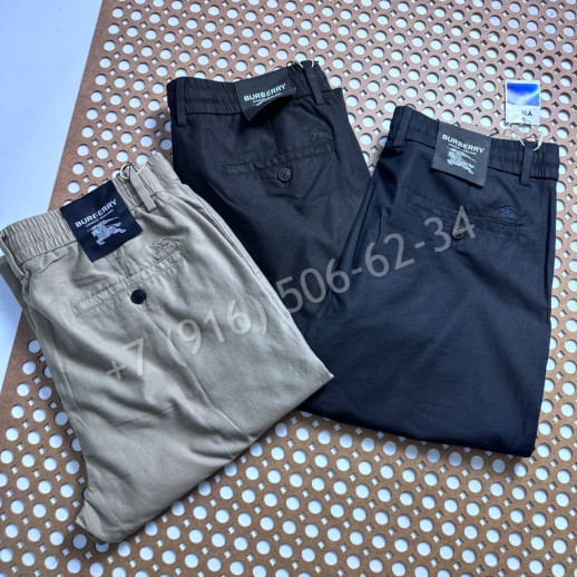 Брюки из льна Burberry 30140