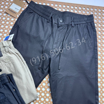 Брюки из льна Burberry 30140
