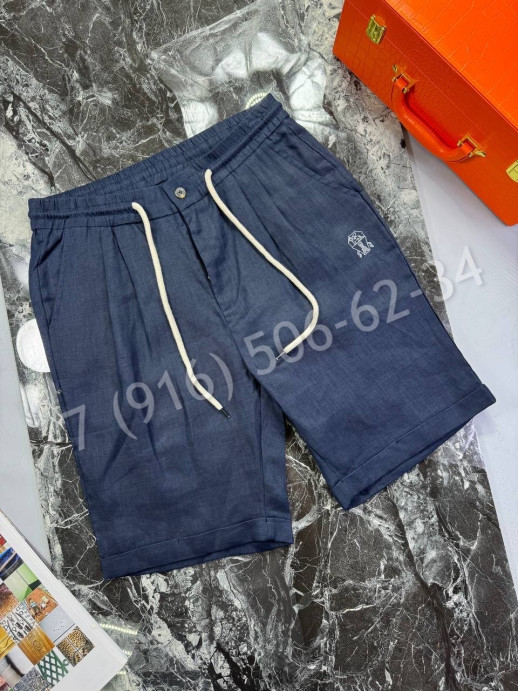 Шорты из льна Brunello Cucinelli 30340