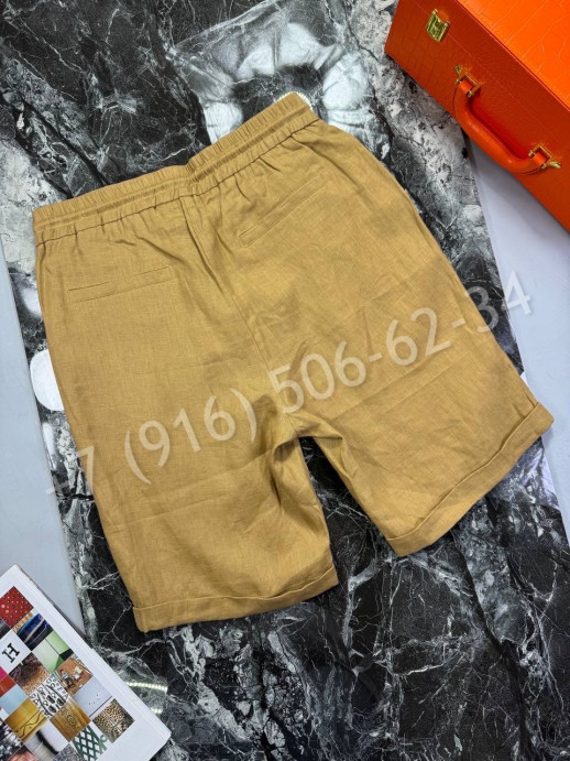 Шорты из льна Brunello Cucinelli 30340