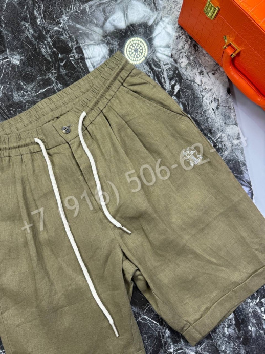 Шорты из льна Brunello Cucinelli 30340