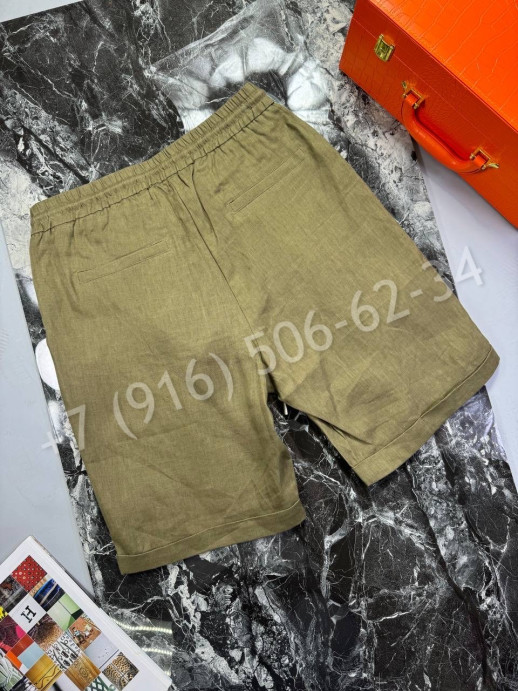 Шорты из льна Brunello Cucinelli 30340