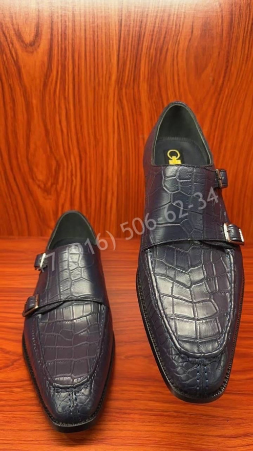 Туфли ZILLI из кожи крокодила 22673