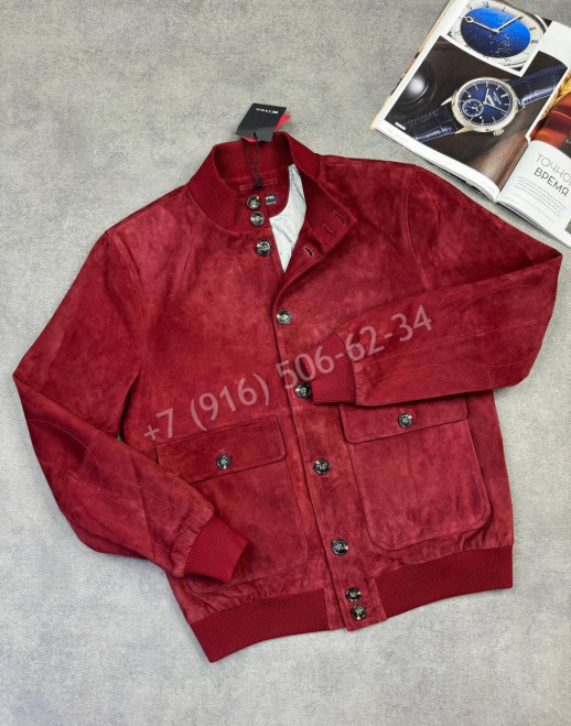 Замшевая куртка KITON 33845