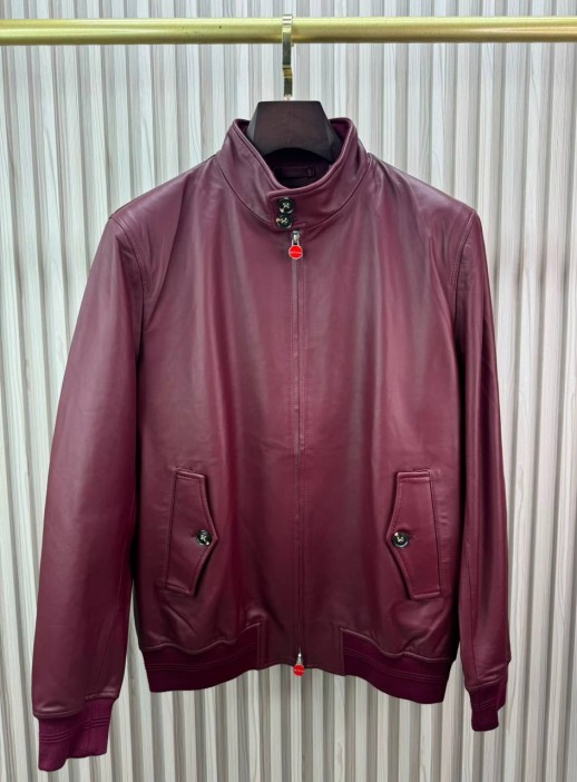 Кожаная куртка Kiton 5462 2