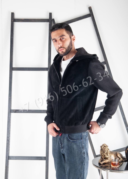 Замшевая куртка с кашемиром Loro Piana 14930