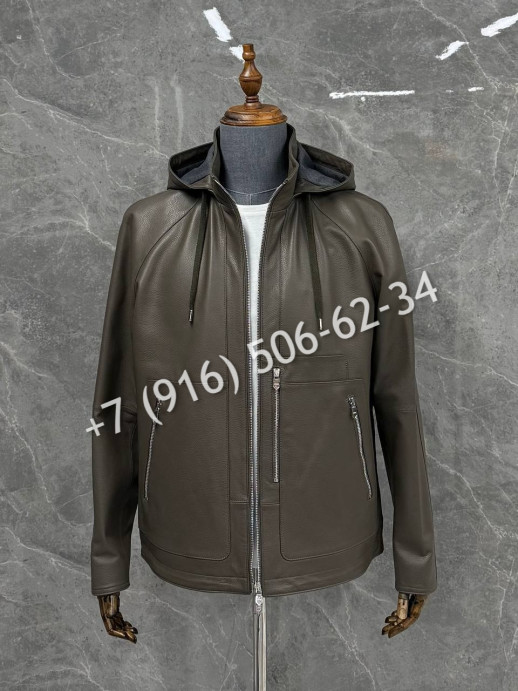 Кожаная куртка Hermes 5739 6