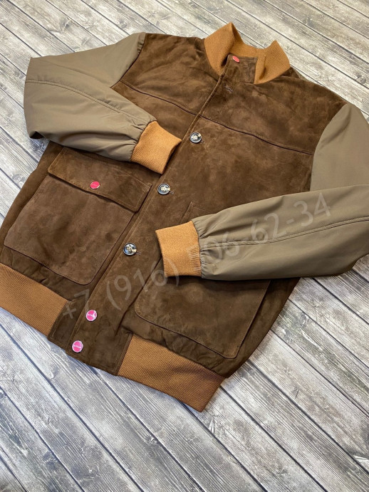 Комбинированный бомбер KITON 5879