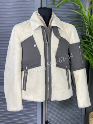 Куртка Hermes / шуба мутон 6394