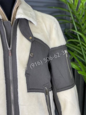 Куртка Hermes / шуба мутон 6394