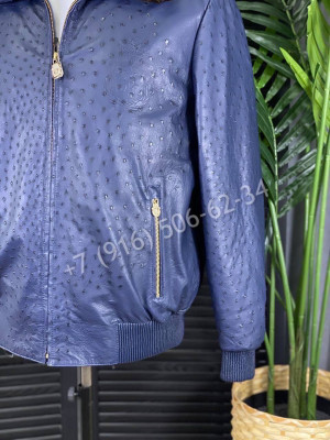 Кожаная куртка из кожи страуса Billionaire 7770