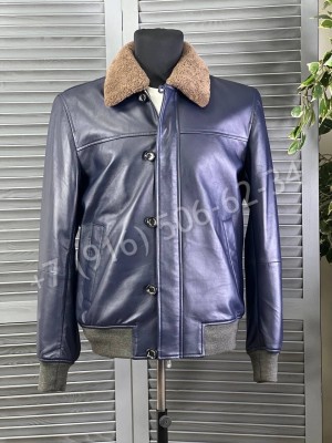 Кожаная куртка Brunello Cucinelli 19566